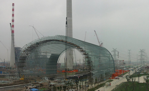 蘭州發(fā)電廠球形網(wǎng)架